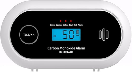 KIMROG 10-Year Battery Carbon Monoxide Detector, Portable Travel CO Detector by Kimrog