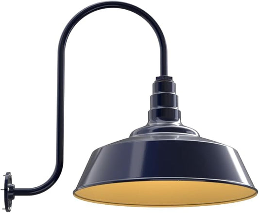 Steel Lighting Co. Large Outdoor Barn Light | Gooseneck Light Fixture | Made in by SteelLightingCo