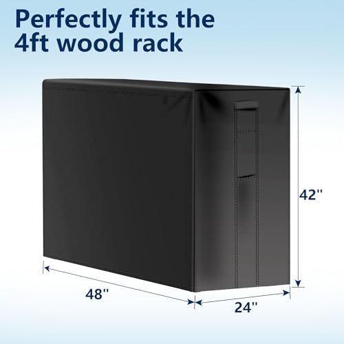 amagabeli garden & home 4ft firewood log rack, package contents