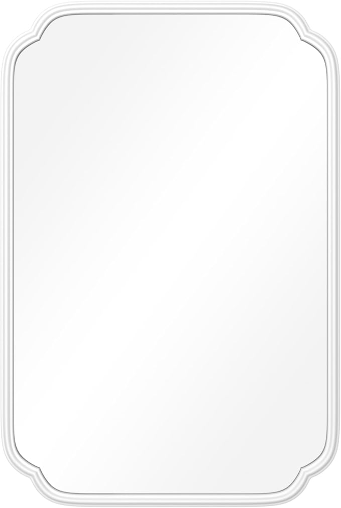 White Bathroom Mirror for Wall 20×30 Inch - Image 8