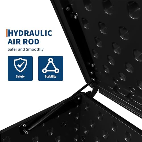 idealhouse 150 gal waterproof blow molded resin deck shown in use