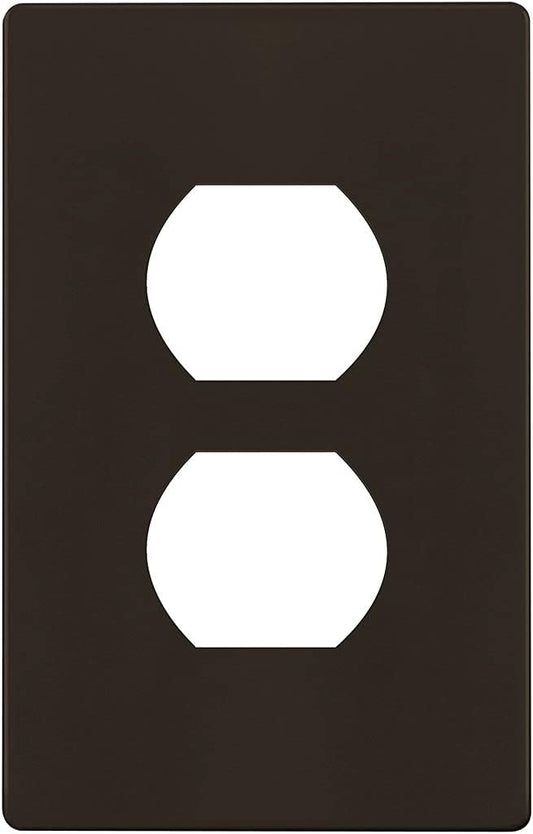 ENERLITES Screwless Duplex Wall Plate, Child Safe Receptacle Outlet Cover by Enerlites
