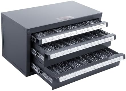vevor drill bit dispenser cabinet, three-drawer drill bit, view 9