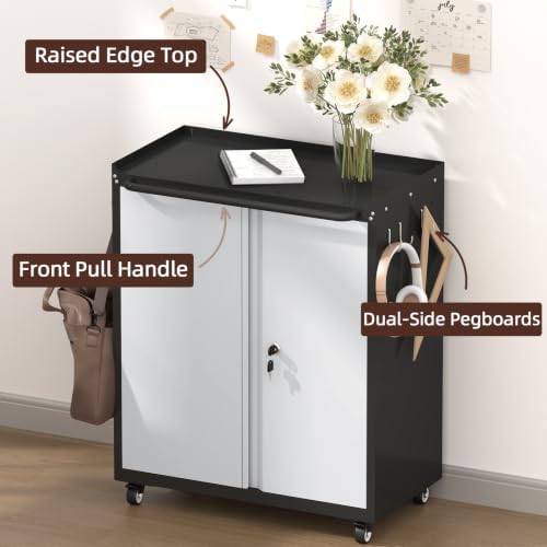 metal tool chest, rolling garage cabinet with adjustable showing dimensions