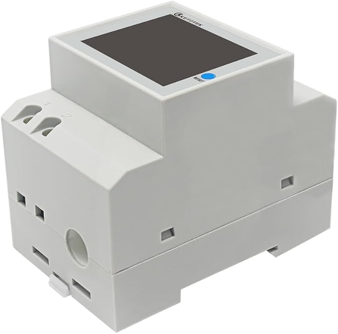 KETOTEK Single Phase Energy Meter Din Rail Electricity Usage Monitor AC 40-300V - Image 9