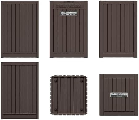 lhbgo package delivery box for outside, 48 gallon, view 9