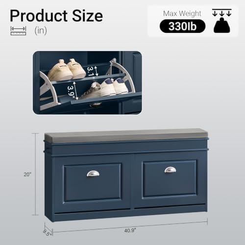 haotian shoe storage bench entryway, shoe cabinet bench, close-up detail