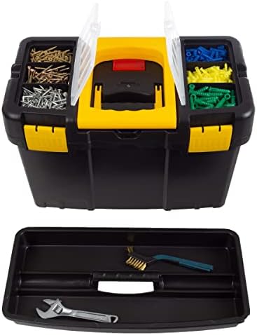 stalwart portable tool box with wheels, package contents