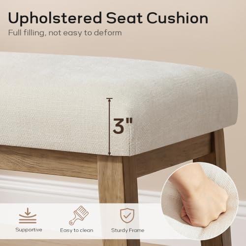 zihanhome entryway shoe bench, end of bed bench,upholstered on a desk or shelf