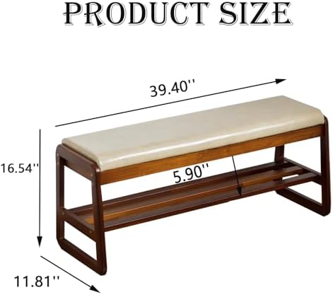 latifolia 2 tier shoe rack bench with flip-top, close-up detail