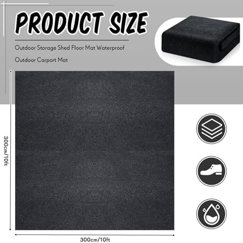 tinideya 10 x 10 ft tent carpet outdoor shown in use