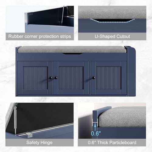 42.6" storage bench - shoe storage bench with, package contents