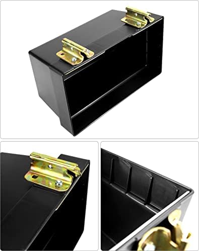 qwork heavy duty track basket | 2 pack, close-up detail