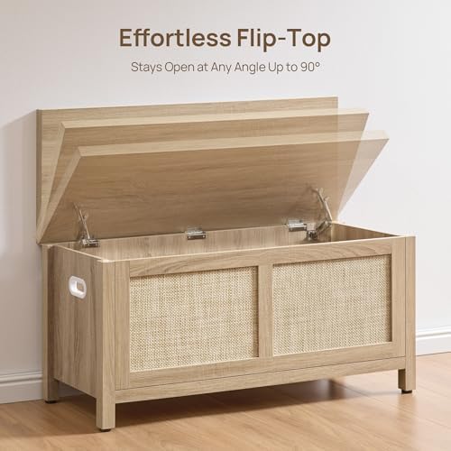 sicotas rattan storage chest set of 2 39.4", close-up detail