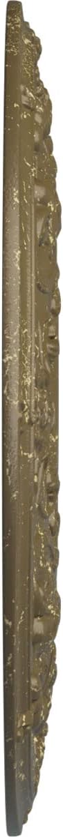 Ekena Millwork CM28OSMMC Cm28Osmmc Oslo Ceiling Medallion, 28-1/8" X 1-3/4", Mississippi Mud Crackle