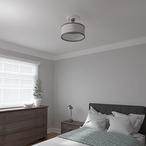 11 1/4"OD x 1 1/8"P Linus Ceiling Medallion