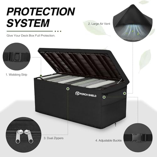 porch shield patio deck box cover (upgrade), 50, close-up detail