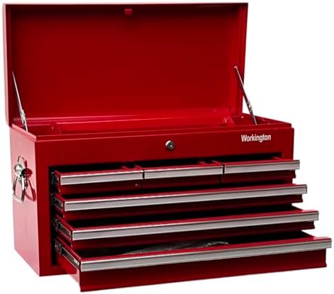 workington professional industrial portable metal tool chest with, package contents