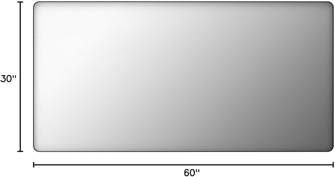 LOAAO 60X30 Inch Black Metal Framed Bathroom Mirror - Image 8