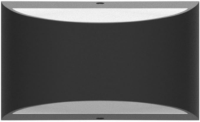 Aipsun Indoor Black Modern LED Wall Sconce Interior Wall Lights Set of 2 - Image 4