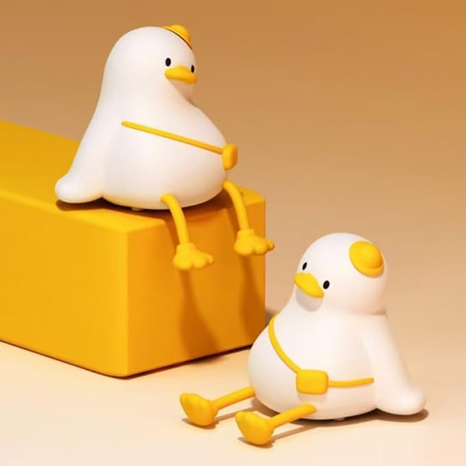 ATSUI Duck Night Light, Cute LED Squishy Novelty Animal Night Lamp, Food Grade - Image 7