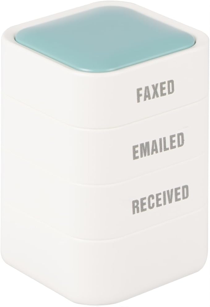 3-in-1 Faxed/Emailed/Received Office Rbber Stamps - Image 7