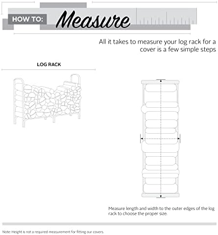classic accessories veranda water-resistant 12 foot log rack, close-up detail