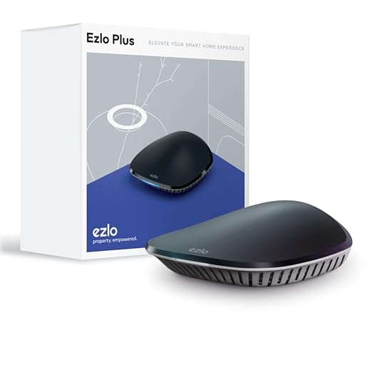 Ezlo Plus Smart Home Hub with Zigbee & Z-Wave. Works with Wi-Fi Devices by Ezlo