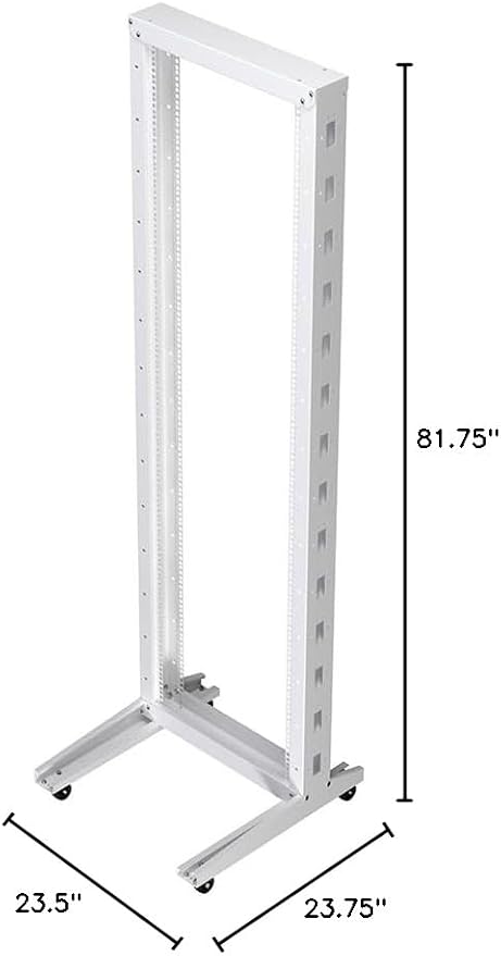 NavePoint 42U 2 Post Rack Open Frame Server Rack - Image 8
