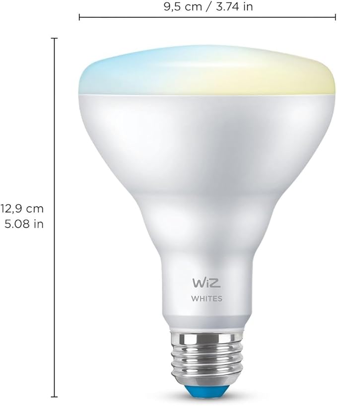 WiZ 65W BR30 Tunable White LED Smart Bulb - Image 2