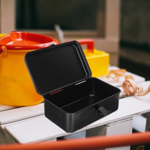 doitool small tool box organizer metal toolbox for, close-up detail
