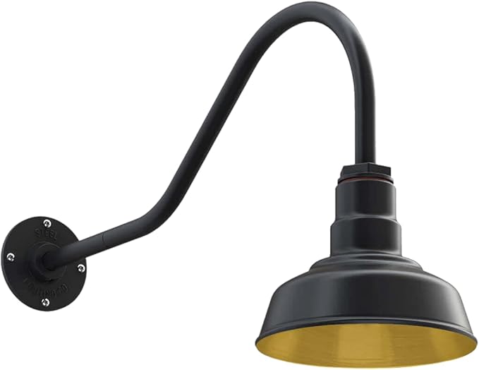 Steel Lighting Co. Hawthorne Barn Light | Outdoor Wall Mounted | 8 inch Dome | by SteelLightingCo