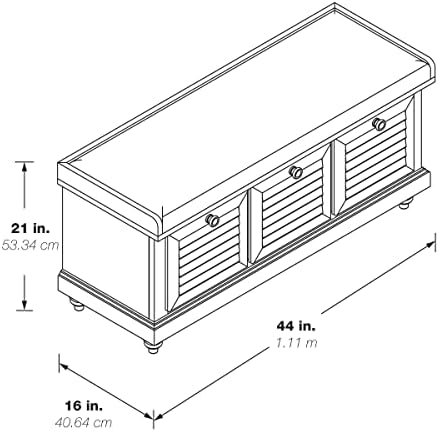 osp home furnishings dover coastal lift-top storage bench shown in use