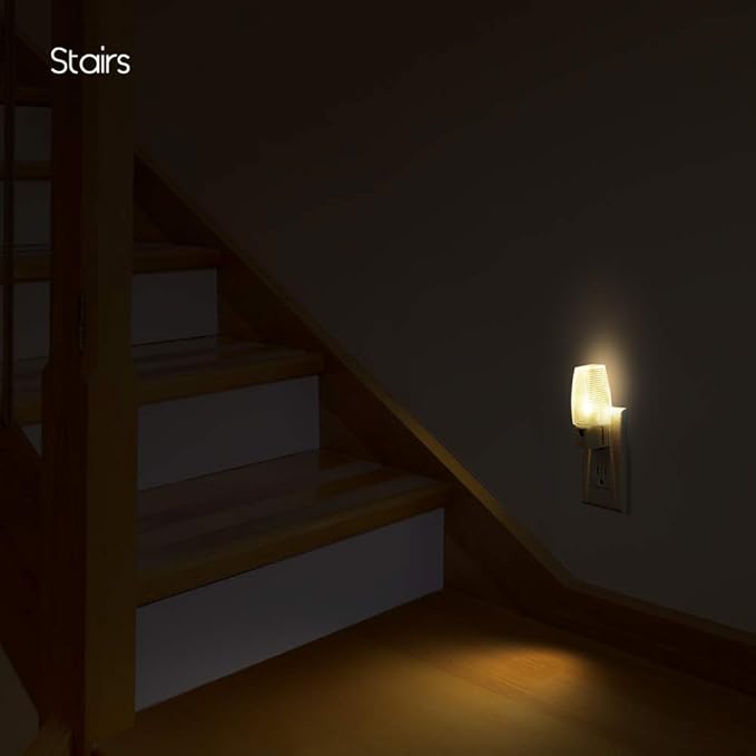 Emotionlite 8 Pack Plug in Night Light, Warm White LED Nightlight, Dusk to Dawn - Image 5