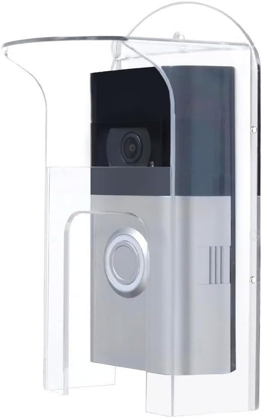 YJNBEST Clear Acrylic Doorbell Rain Cover Suitable by Unknown