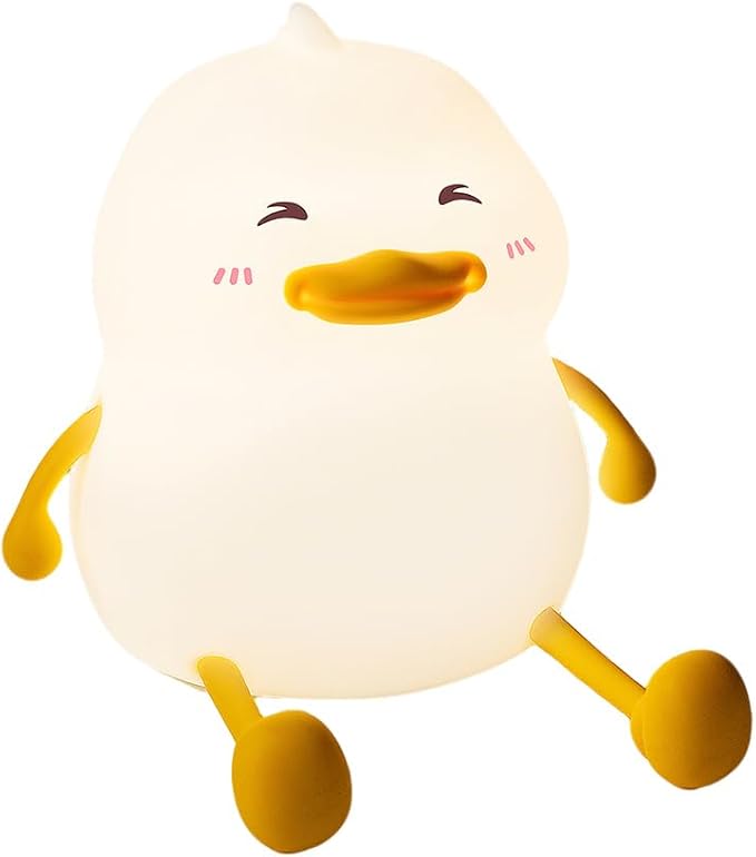Duck Night Light for Kids, Cute Benson Ducks Gifts, Squishy Touch Silicone by AuroraNiteBeam