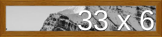Frame It Easy 33 x 6 Hazel Wood Frame by FrameItEasy