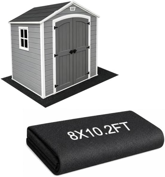 pooltale 8 x 10.2ft shed floor mat, outdoor, main product view