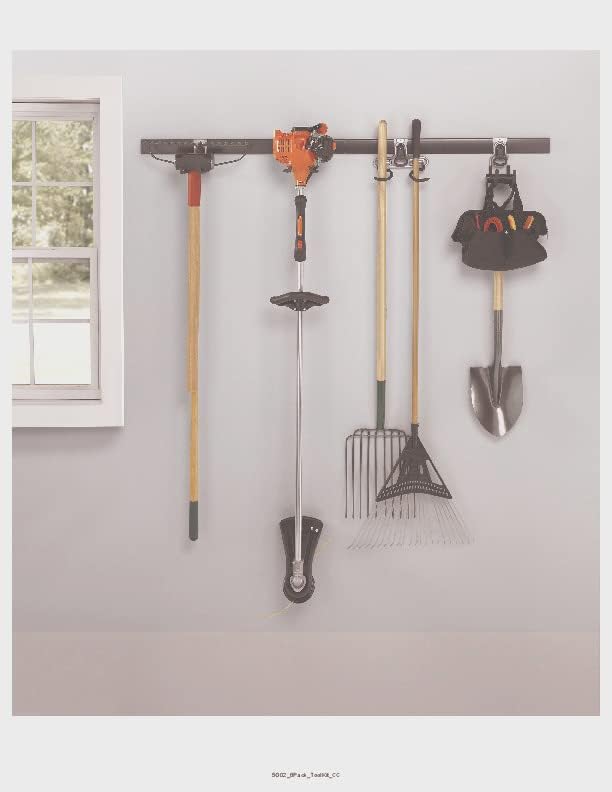 Rubbermaid FastTrack Garage Storage System Tool Hanging Kit, Wall Mount Holder - Image 13