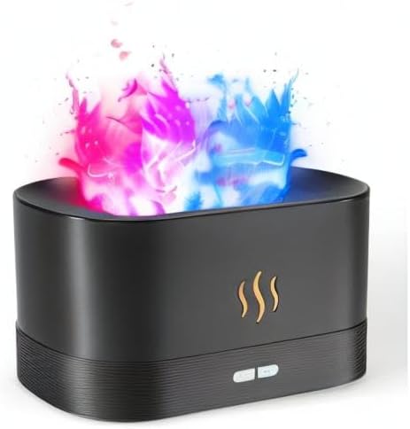 Colorful Flame Air Aroma Diffuser Humidifier, Upgraded 7 Flame Colors Noiseless - Image 7