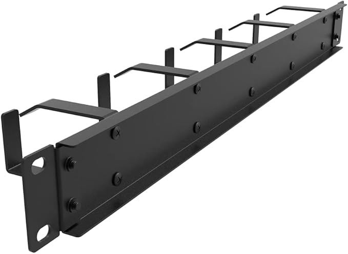 Jingchengmei 19-Inch 1U Metal Horizontal Rackmount Cable Manager - Image 7
