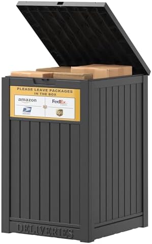 lhbgo package delivery box for outside, with delivery, view 9