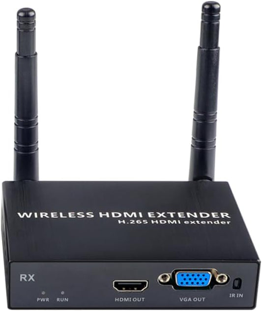 EXVIST 100M 1080P VGA Wireless HDMI Extender 1x Receiver Only, HDMI & VGA Dual by EXVIST