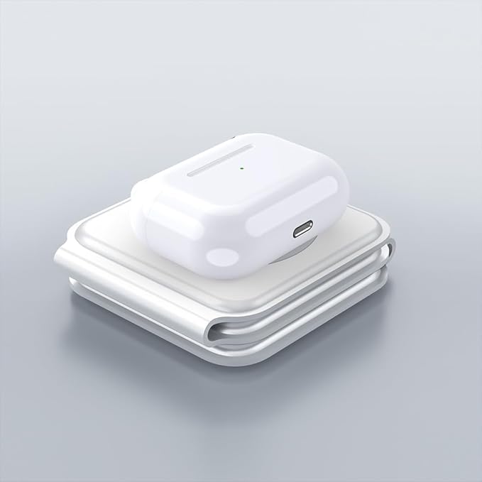 IHAO 3in1 Megnetic Attraction Wireless Charging Station Foldable Fast Charger - Image 6