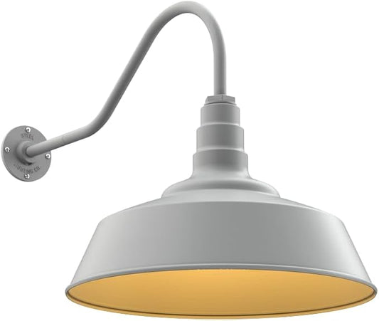 Steel Lighting Co. Large Outdoor Barn Light | Gooseneck Light Fixture | Made in by SteelLightingCo