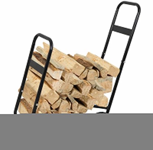 zeny portable firewood hauler & carrier, black, view 9