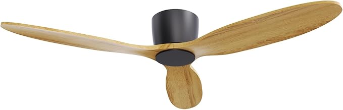 OUATER Flush Mount Ceiling Fan no light by OUATER
