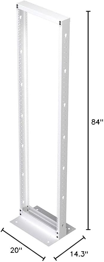 NavePoint 45U 2 Post Rack Open Frame Server Rack - Image 8