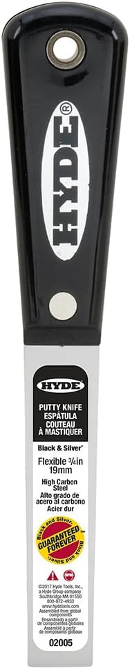 Hyde 2005 Putty Knife, Flexible, 3/4 In. W, 7 In. OAL