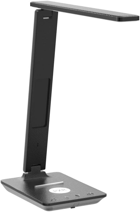 poukaran LED Desk Lamp with Wireless Charger, USB Charging Port, Table Lamp - Image 4